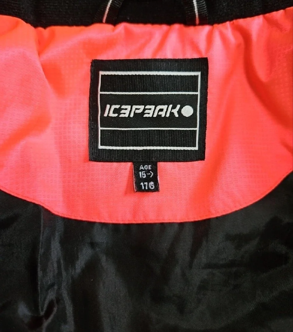 Girl's Hot Pink & Black/Gray Quilted Puffer Jacket with Fur-Trim Removable Hood